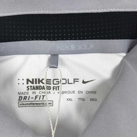 Nike Golf Men’s Two Tone Button Polo Shirt - Picture 4 of 7